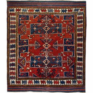 LOT.100 Antik Bergama Halısı 19. Yüzyıl 180 x 150 cm