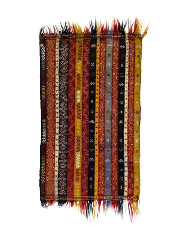 LOT.106 Antik Sivas Şal Kilim Yastık 110+ Yaş 53 x 84 cm