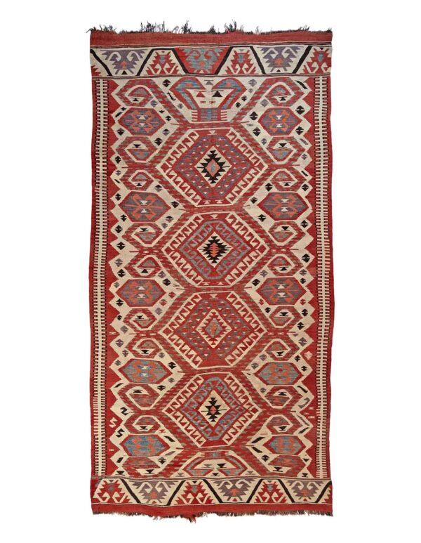 LOT.126 Antik Mut Kilimi 19. Yüzyıl Sonu 160 x 320 cm