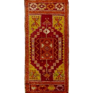 LOT.133 Antik Afyon Dazkırı Yörük Yastık 100+ Yaş 49 x 110 cm