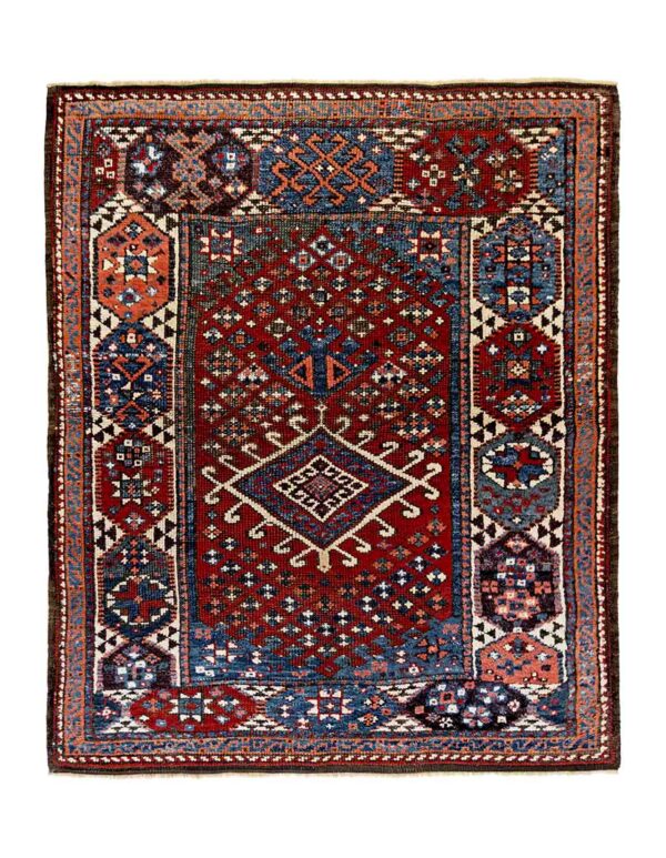 LOT.20 Antik Karakeçili Halısı 120+ Yaş 102 x 122 cm