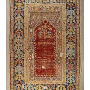 LOT.21 Antik Ladik Halısı 19. Yüzyıl Başı 113 x 167 cm