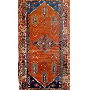 LOT.3 Antik Afyon Dazkırı Halısı 100+ Yaş 165 x 336 cm