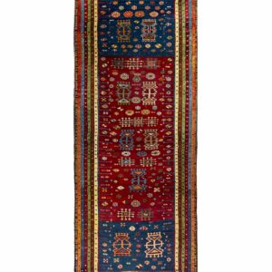LOT.32 Antik Maraş Halısı 19. Yüzyıl Ortası 110 x 320 cm