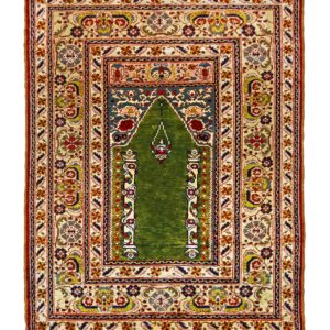 LOT.4 Antik Sivas İpek Halı 130+ Yaş 120 x 160 cm
