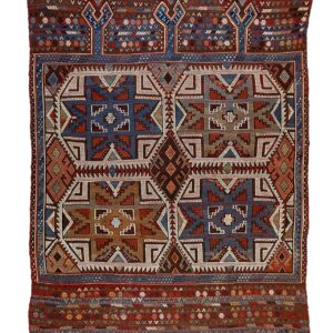 LOT.42 Antik Obruk Cicim Kilim 19. Yüzyıl 140 x 162 cm
