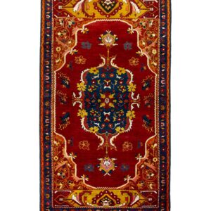 LOT.45 Antik Fethiye Kaya Köy Halısı 100+ Yaş 125 x 224 cm