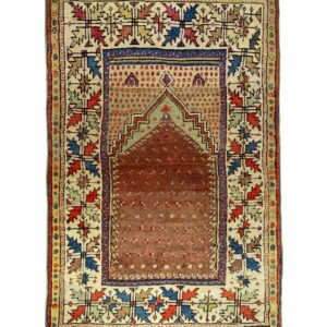 LOT.55 Antik Manastır Halısı 120+ Yaş 110 x 162 cm