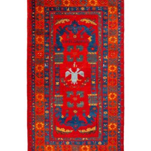 LOT.57 Antik Gelveri Halısı Tarihli 19. Yüzyıl 110 x 195 cm