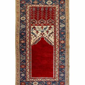 LOT.58 Antik Ladik Halısı 19. Yüzyıl 107 x 187 cm