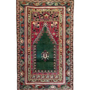 LOT.6 Antik Mucur Halısı 19. Yüzyıl 120 x 190 cm