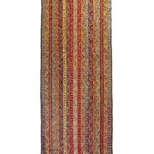 LOT.66 Antik Kırşehir Şal Yolluk Halı 19. Yüzyıl 135 x 325 cm