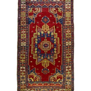 LOT.89 Aksaray-Yahyalı Melezi Tarihli Halı 134 x 267 cm