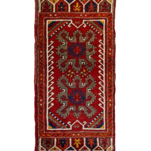 LOT.94 Antik Konya Çift Göbek Yastık 100+ Yaş 53 x 102 cm