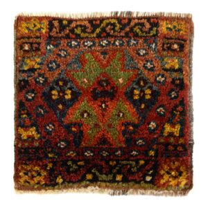 LOT.97 Antik Afyon Dazkırı Yörük Minder 100+ Yaş 40 x 40 cm