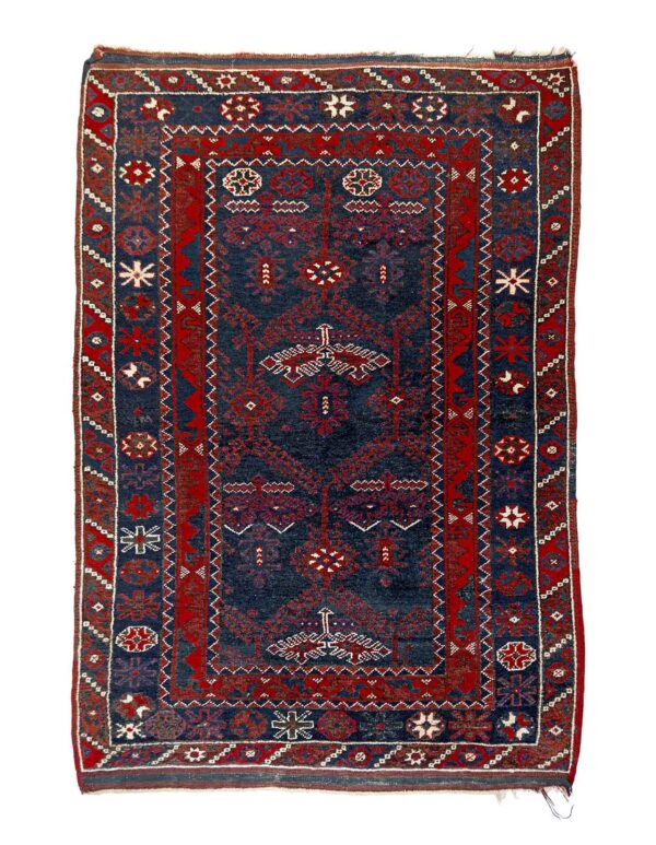 LOT.151 Antik Döşemealtı Halısı 100+ Yaş 117 x 155 cm