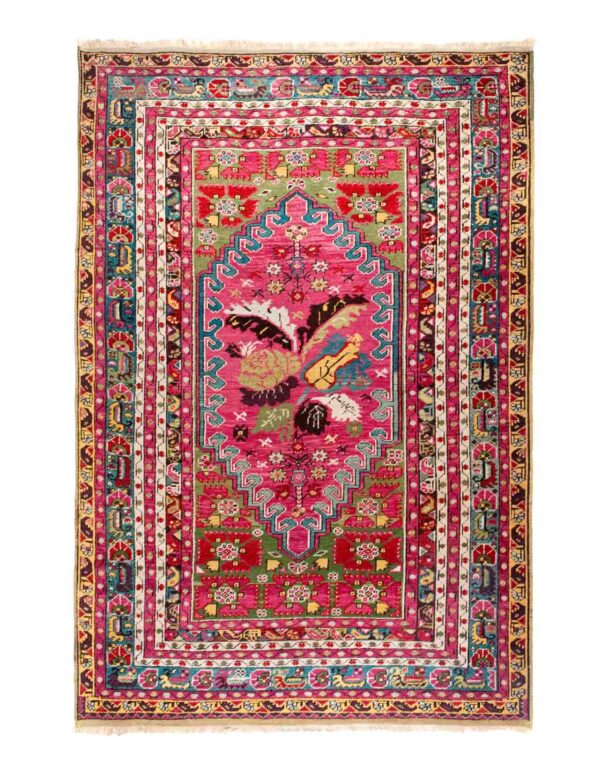 LOT.147 Antik Mucur Halısı 120+ Yaş 126 x 195 cm